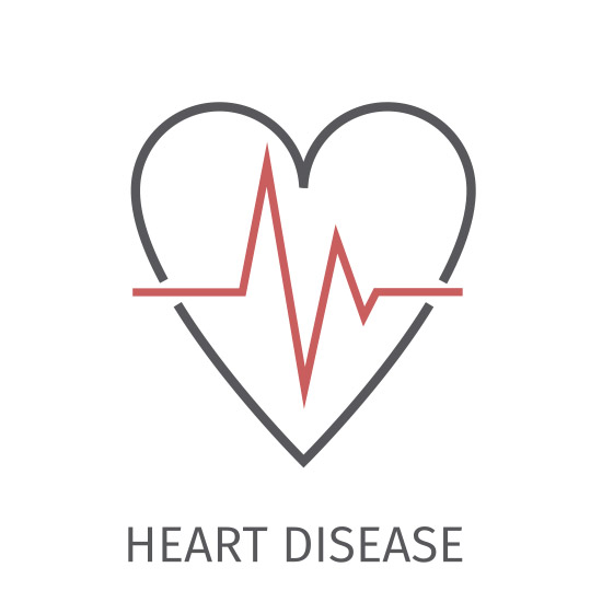 Heart Disease icon | Sleep Apnea Treatment | Dr. Vandervelden | Zeeland, MI