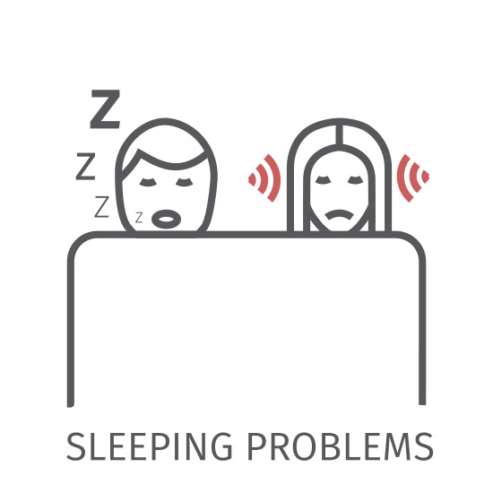 Sleeping Problems icon | Sleep Apnea Treatment | Dr. Vandervelden | Zeeland, MI